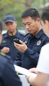 Fraud Investigator Investigating Insurance Fraud At Outdoor Crime Scene