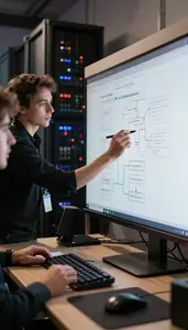 Game Developer Architecting A System Design In A Software Engineering Conference