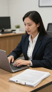 Lobbyist Working On A Political In A Public Opinion Polling Field Location At