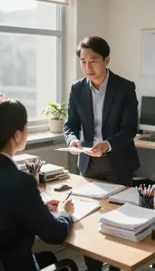 Management Consultant Negotiating A Deal With In A Public Relations Agency