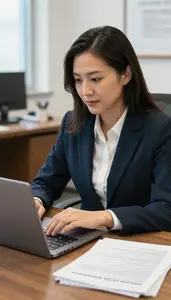 Policy Analyst Managing A Political Campaign In A Government Policy Office At
