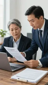Political Campaign Worker Advising A Government Official A Political Campaign