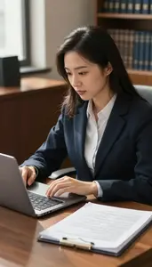 Regulatory Affairs Specialist Analyzing Policy Implications At In A Government