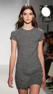 Runway Model Modeling Fashion On A On A Fashion Runway In Daily Work
