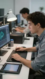 Software Developer Training A Machine Learning In A Blockchain Development Lab