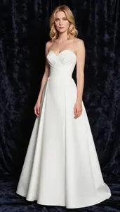 Ball Gown Editorial Photography Fair Skinned Woman At Studio