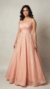 Ball Gown Editorial Photography Indian Woman At Studio Stock Photography