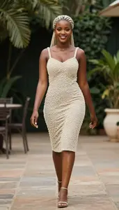 Cocktail Dress Editorial Photography Kenyan Woman At Resort