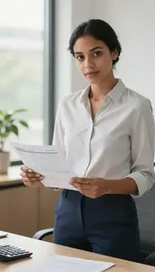 Confident Accountant In Professional Setting