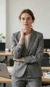 Confident Campaign Manager In Professional Setting