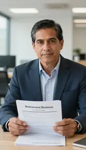 Man Finance Professional Reviewing Insurance Coverage Needs