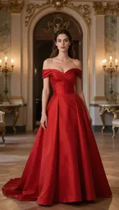 Mediterranean Woman In Ball Gown Gala Glamour Portrait Photography