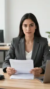 Paralegal Leading Meeting In Corporate Office