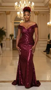 Professional Ball Gown Portrait African Woman Gala Shoot