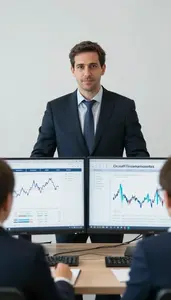 Professional Chief Investment Officer Presenting Investment Thesis To Team