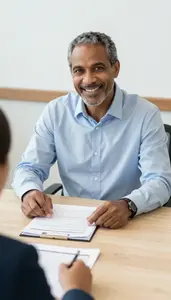 Professional Credit Analyst Meeting With A Small Business Owner