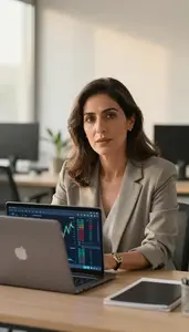 Professional Crypto Investment Advisor Analyzing Cryptocurrency Market Data