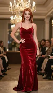 Professional Evening Gown Portrait Brazilian Woman Gala Shoot