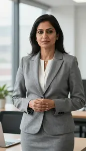 Real Estate Agent Leading Meeting In Corporate Office