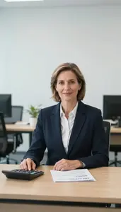 Successful Commercial Banker Presenting A Financing Proposal