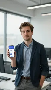 Successful Crypto Investment Advisor Analyzing Digital Payment Trends