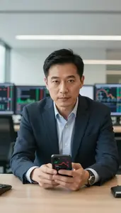 Successful Equity Trader Reviewing Trading Performance Metrics