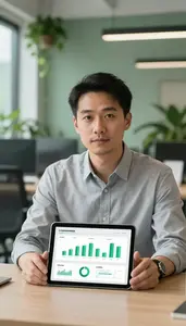 Successful Esg Investment Specialist Comparing Sustainable Fund Performance