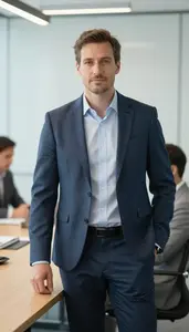 Successful Supply Chain Manager In Business Meeting