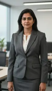Talent Acquisition Manager At Desk In Modern Office