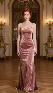 Warm Toned Woman Young In Evening Gown Gala Portrait Photography