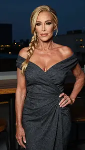 Wrap Dress Glamour Olive Skinned Woman With Side Braid At Cocktail Event