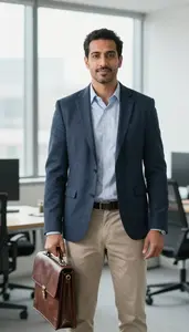 Account Manager Delivering Business Presentation