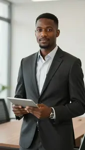 Confident Corporate Executive In Professional Setting
