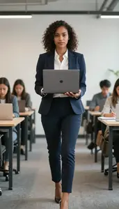 Confident Growth Manager In Professional Setting