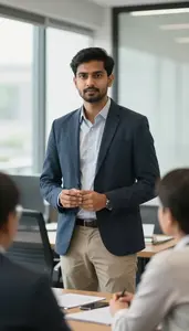 Confident Territory Manager In Professional Setting