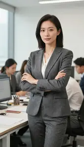 Content Manager Delivering Business Presentation