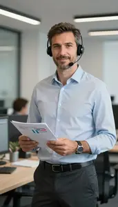 Customer Service Manager Professional Corporate Portrait