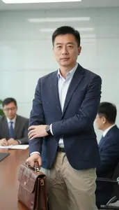 Executive Director At Work In Modern Office Setting