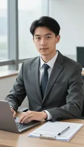Expert Accountant In Corporate Workspace