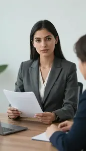 Expert Banking Professional In Corporate Workspace