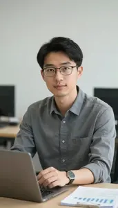 Expert Data Scientist In Corporate Workspace