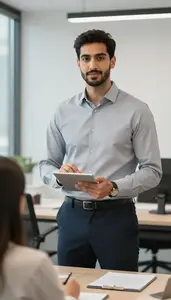 Expert Hr Manager In Corporate Workspace