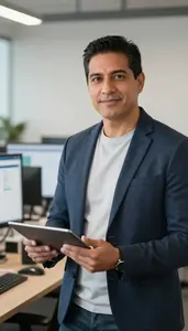Expert Web Developer In Corporate Workspace