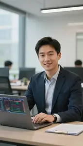 Floor Trader Reviewing Trading Performance Metrics Stock Photo