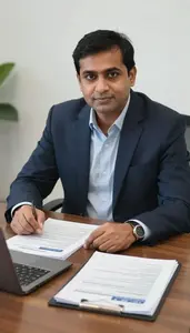Impact Investor Evaluating A Startup Pitch Deck Stock Photo