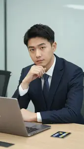 Man Investment Professional Discussing Business Financing Options