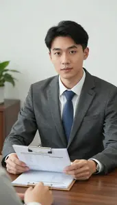 Private Banker Discussing Risk Tolerance And Investment Options Stock Photo