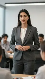 Professional Business Development Manager Collaborating With Team