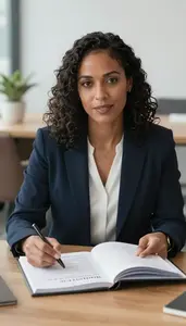 Professional Financial Consultant Reviewing Insurance Coverage Needs
