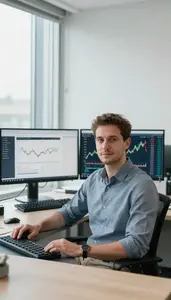 Professional Investment Strategist Rebalancing Investment Portfolio